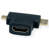 Adapter- T, HDMI - Mini HDMI + Micro HDMI